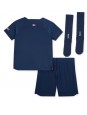 Paris Saint-Germain Domácí dres pro děti 2023-24 Krátký Rukáv (+ trenýrky)